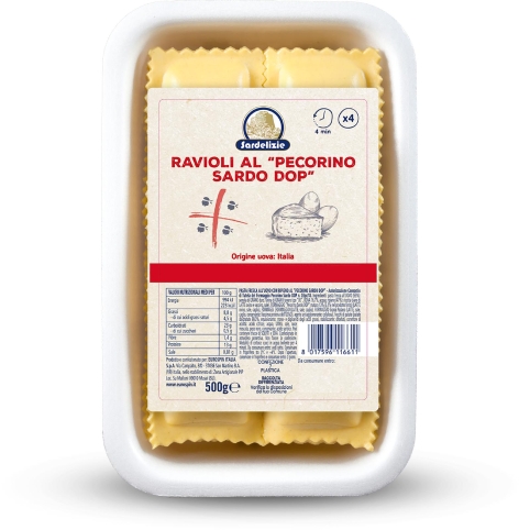 RAVIOLI 
AL "PECORINO 
SARDO DOP"