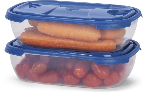 SET 8 CONTENITORI CON COPERCHIO