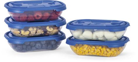 SET 8 CONTENITORI CON COPERCHIO