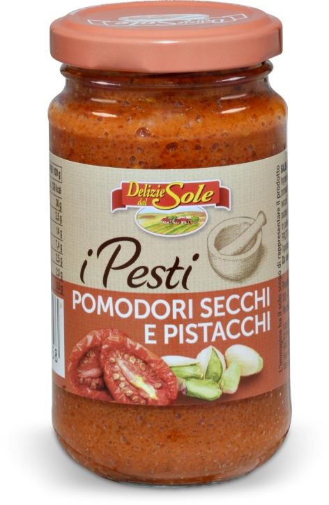 PESTO POMODORI SECCHI E PISTACCHI