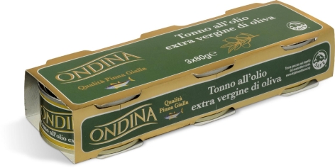 TONNO all'olio extra vergine di oliva pinna gialla