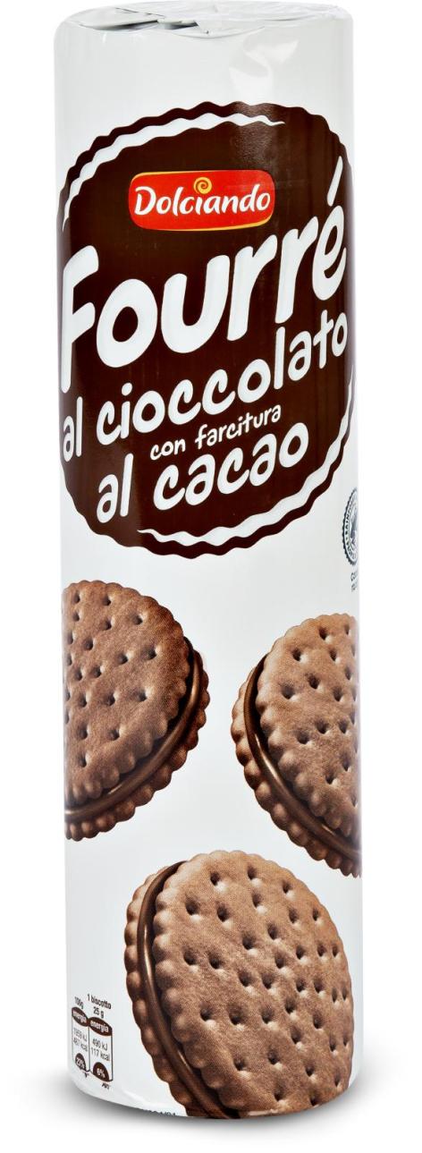 FOURRÉ AL CIOCCOLATO CON FARCITURA AL CACAO