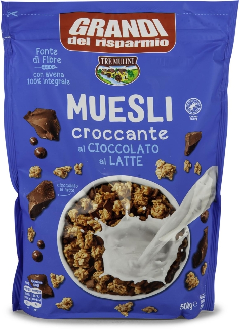 MUESLI CROCCANTE AL CIOCCOLATO AL LATTE