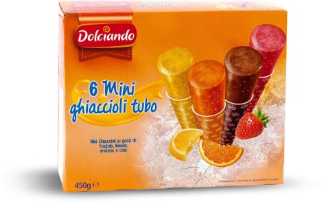 MINI GHIACCIOLI TUBO, 6 pz