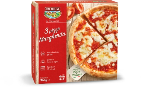 PIZZA MARGHERITA, 
3 PZ