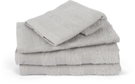 SET 4 ASCIUGAMANI SPUGNA JACQUARD