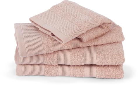 SET 4 ASCIUGAMANI SPUGNA JACQUARD