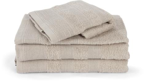 SET 4 ASCIUGAMANI SPUGNA JACQUARD