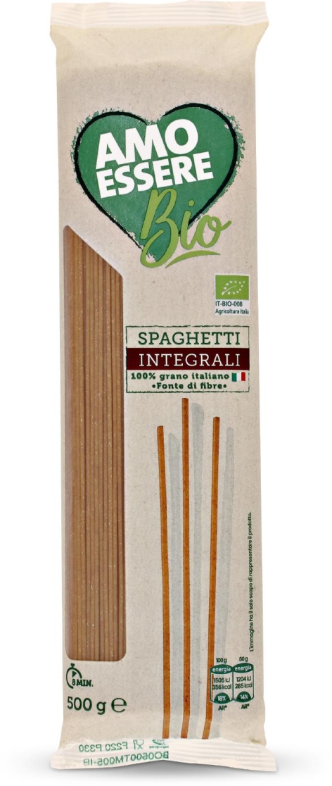 SPAGHETTI DI SEMOLA INTEGRALE BIO