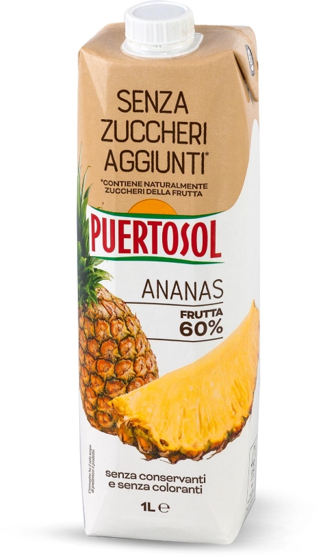 BEVANDA ANANAS  SENZA ZUCCHERI AGGIUNTI