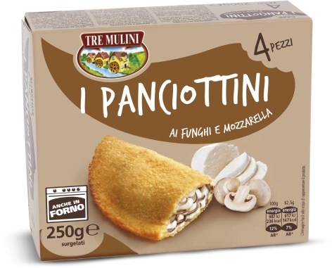 PANCIOTTINI AI FUNGHI E MOZZARELLA
