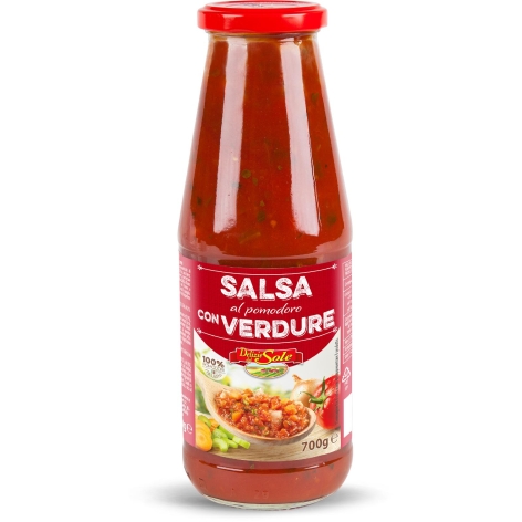 SALSA AL 
POMODORO CON VERDURE