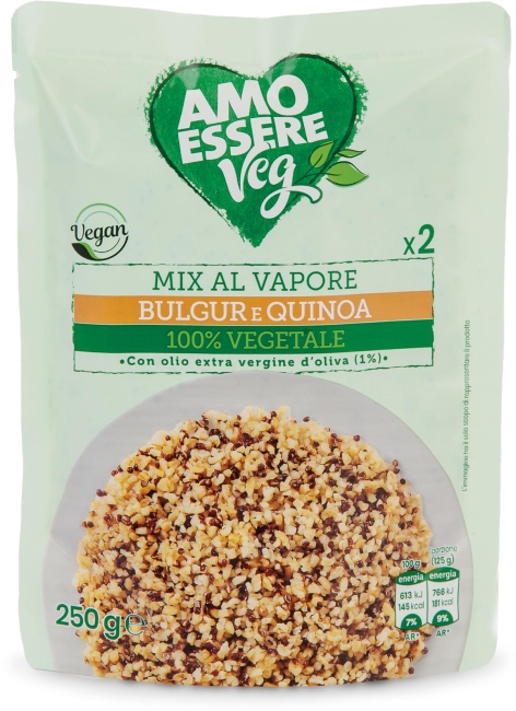 MIX AL VAPORE BULGUR E QUINOA