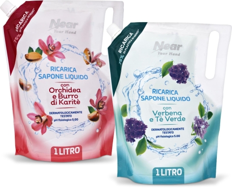 RICARICA SAPONE LIQUIDO CON VERBENA/ORCHIDEA