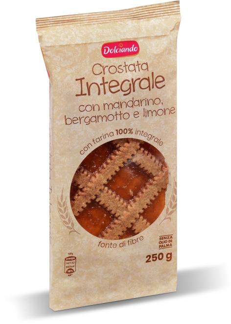 CROSTATA INTEGRALE CON MANDARINO, BERGAMOTTO E LIMONE