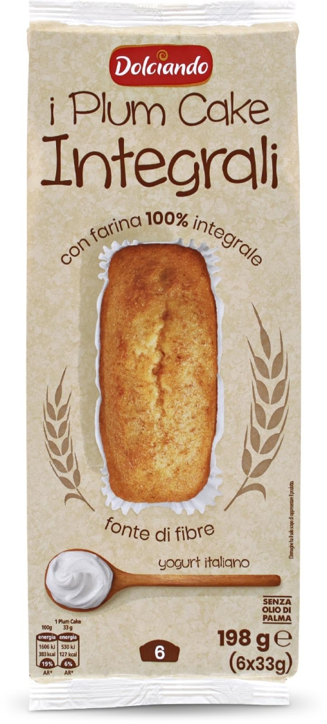 PLUM CAKE INTEGRALI, 6PZ