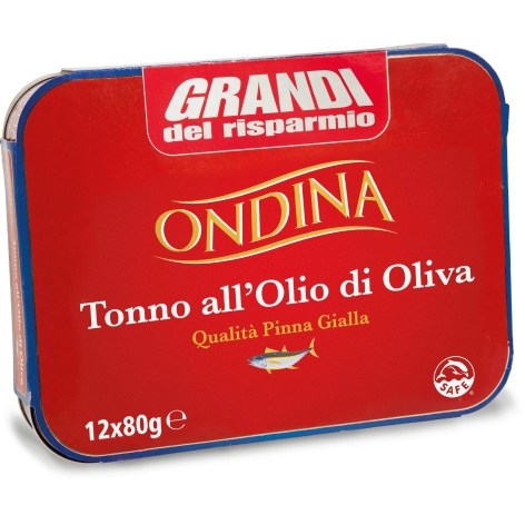 TONNO ALL'OLIO DI OLIVA PINNA GIALLA