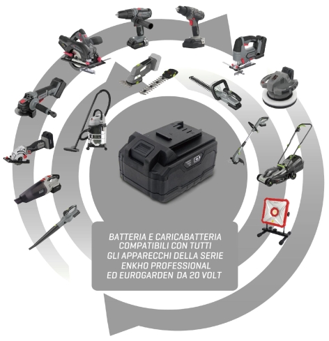 BATTERIA 20 VOLT 4 A H