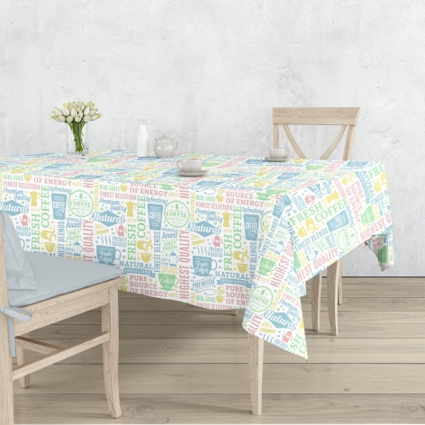 TOVAGLIA IN PVC 150X150 CM/
120X160 CM