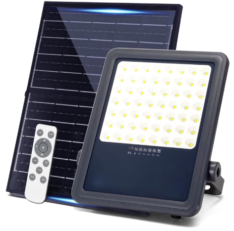FARO SOLARE DA ESTERNO CON TELECOMANDO E SENSORE