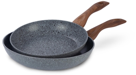 SET 2 PADELLE 24 + 28 CM 'GRANCUCINA TOP GRANITE - TOGNANA'