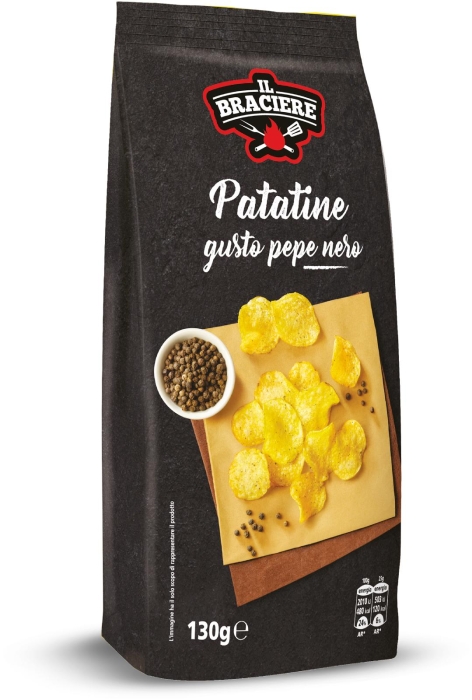 PATATINE CROCCANTI AL PEPE NERO