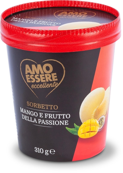 SORBETTO AL MANGO E FRUTTO DELLA PASSIONE