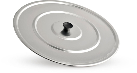 COPERCHIO IN ALLUMINIO 34 CM 
CON POMOLO MONTATO