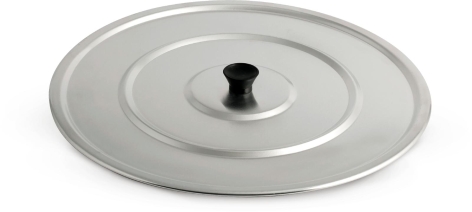 COPERCHIO IN ALLUMINIO 40 CM 
CON POMOLO MONTATO