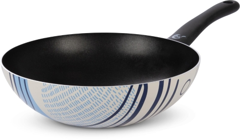 PADELLA 28 CM/CASSERUOLA 2 MANICI 20 CM/WOK 28 CM 'ABSTRACT'