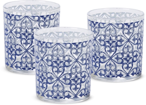 SET 3 BICCHIERI IN VETRO 25 CL