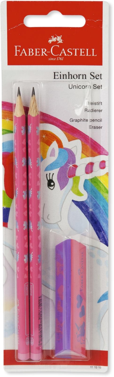 SET 2 MATITE GRAFITE E 1 GOMMA