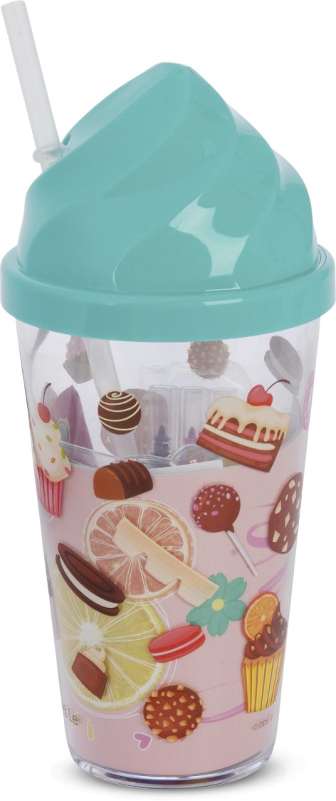 BICCHIERONE CON CANNUCCIA 'GELATO LOVERS'