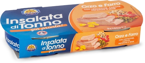 INSALATA DI TONNO, ORZO E FARRO