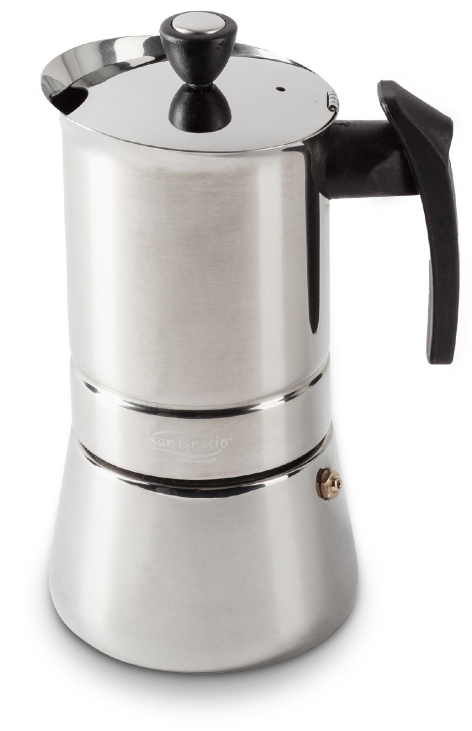 PADELLA 28CM/ BISTECCHIERA 28x28/ CASSERUOLA 20CM/ CAFFETTIERA 6 TAZZE