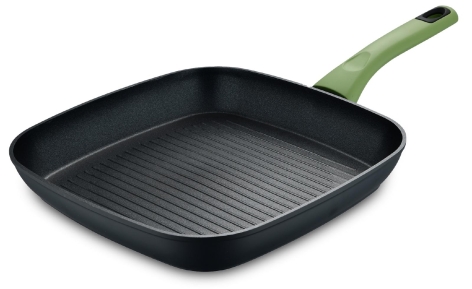 PADELLA 28CM/ BISTECCHIERA 28x28/ CASSERUOLA 20CM/ CAFFETTIERA 6 TAZZE