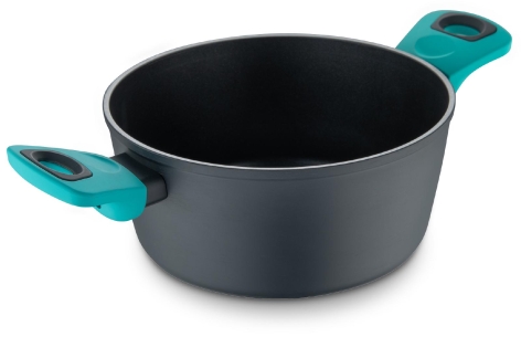 PADELLA 28CM/ BISTECCHIERA 28x28/ CASSERUOLA 20CM/ CAFFETTIERA 6 TAZZE