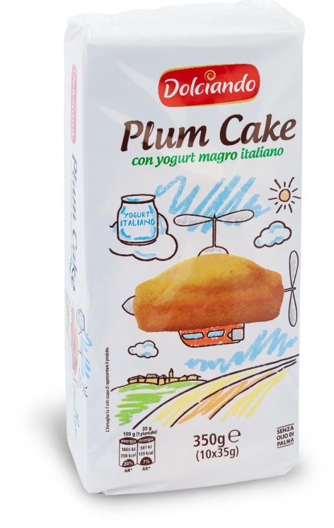 PLUM CAKE 
ALLO YOGURT, 
10 PZ