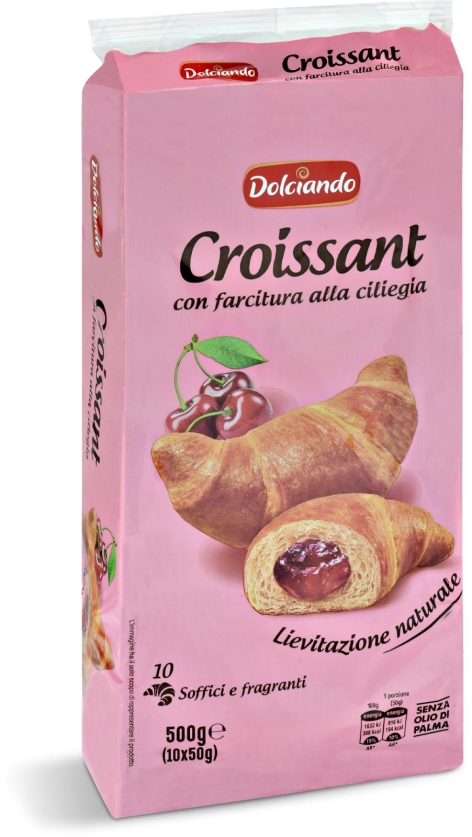 CROISSANT ALLA CILIEGIA, 10 PZ