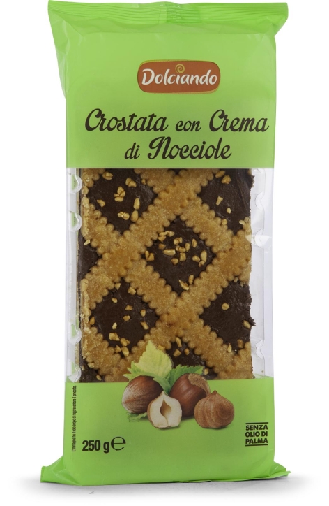 CROSTATA CON CREMA DI NOCCIOLE