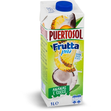 BEVANDA CON LATTE GUSTO ANANAS E COCCO