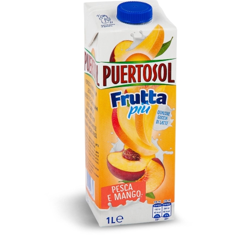 BEVANDA CON LATTE GUSTO PESCA E MANGO