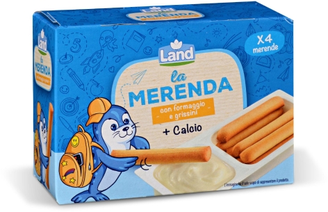 LA MERENDA 
CON FORMAGGIO e GRISSINI