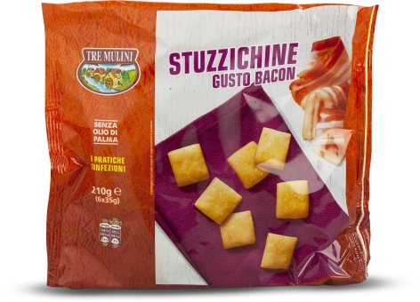 STUZZICHINE GUSTO BACON, 
6 PZ