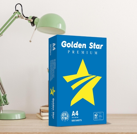 RISMA CARTA A4 500 FOGLI 'GOLDEN STAR'