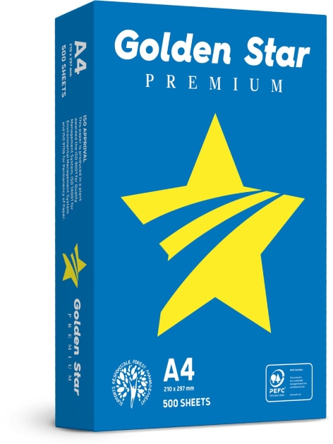 RISMA CARTA A4 500 FOGLI 'GOLDEN STAR'