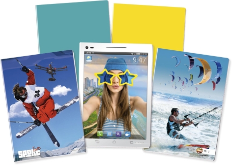 CONFEZIONE 5 MAXI QUADERNI RIGA 1R