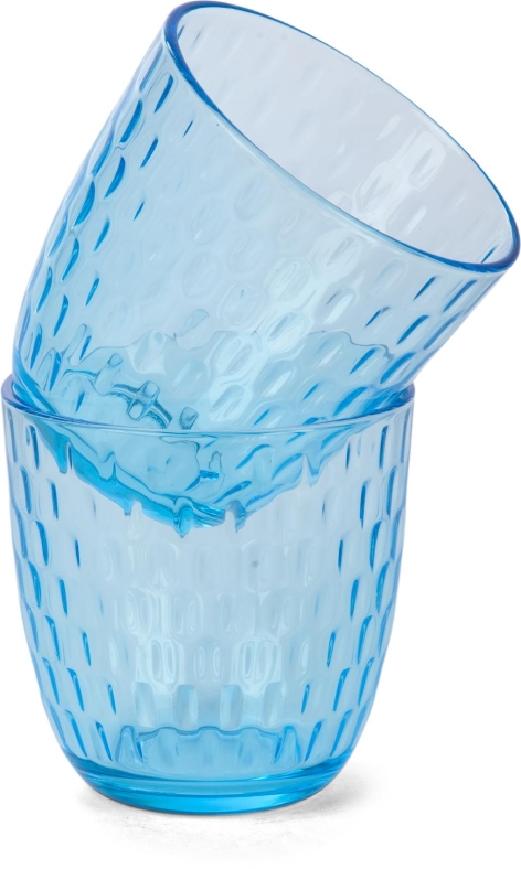 SET 6 BICCHIERI ACQUA COLORATI SLOT 'BORMIOLI'