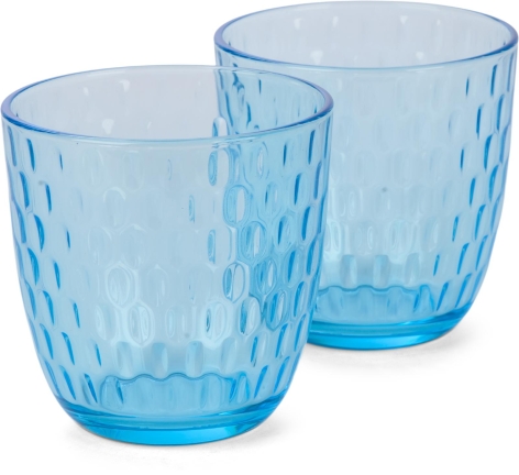 SET 6 BICCHIERI ACQUA COLORATI SLOT 'BORMIOLI'