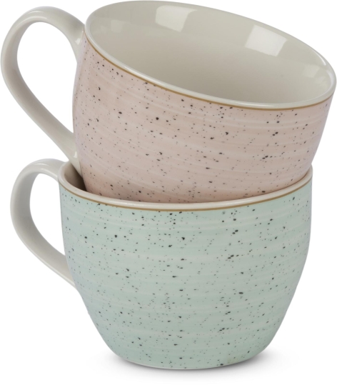 TAZZA MUG 340 CC / TAZZA COLAZIONE S/PIATTO 420CC / TAZZA BOLO 14 CM 'PEPPER BAMBOO'